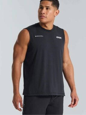NWT Municipal GREY 4AM Tank Size XL